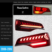Ensemble de feux arrière DLW pour Audi Q7 2006-2015, clignotants séquentiels LED pleine largeur