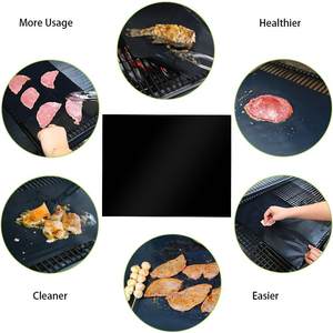 Tapis <span class=keywords><strong>de</strong></span> <span class=keywords><strong>barbecue</strong></span> en PTFE résistant à la chaleur, antiadhésif, <span class=keywords><strong>réutilisable</strong></span>, <span class=keywords><strong>pour</strong></span> la <span class=keywords><strong>cuisson</strong></span> - Product Image 5