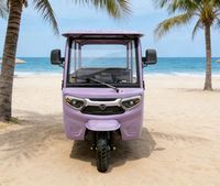 Meilleur prix pour tricycle électrique à deux rangées, E-Trike Bajaj, véhicule à trois roues alimenté par batterie