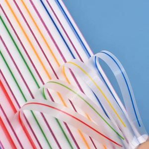 Colorful Multi-Color Transparent PET Paste Note Paper Student Office Promotional <b>Bookmark</b> Must-Have School Season Record Memo - Product Image 2