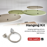 Offres Spéciales : Kit de Suspension pour Éclairage – Accessoires en Laiton, Crochets Réglables et Serre-câbles pour Kits de Suspension de Câbles et Autres Accessoires d'Éclairage