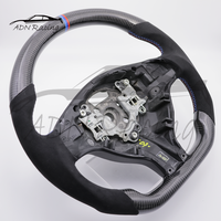 Volant en fibre de carbone véritable personnalisé compatible avec BMW Série 3 E39 E46 M3 M5 X5 M Sport 98-05