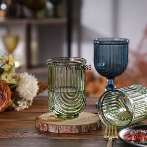 แก้วไวน์แบบยุโรปขนาดพกพาสีเขียวแก้วหนาสำหรับงานแต่งงานสำหรับแก้วแชมเปญ - Product Image 4