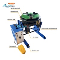 Positionneurs de soudage automatiques verticaux ACRROS 150 kg avec mandrin de serrage, table rotative de soudage horizontale 300 kg pour tuyaux de 500 mm de diamètre à vendre