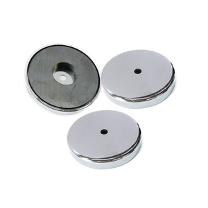 2024 Daily mag verschiedene Größen RB40 RB50 RB60 RB70 RB80 <span class=keywords><strong>RB90</strong></span> starke harte Ferrit magnete mit runder Basis, flache Topf magnete - Product Image 5