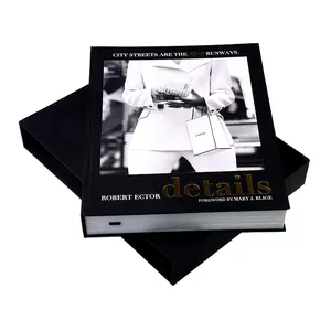 Impressão personalizada do livro fotografia com Gold Foil Stamping e Slipcase