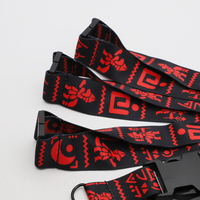 Lanières de sécurité à faible MOQ avec boucle, motif robot de jeu, porte-clés, logo personnalisé, larges et à dégagement rapide