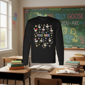Camiseta de manga larga Silly Goose You Are Kind para profesores, regreso a clases - Product Image 3