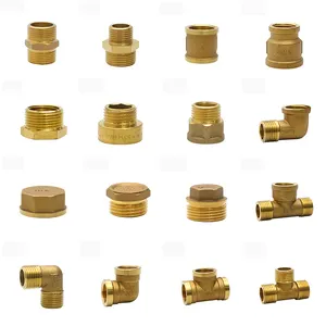 China Manufacturer Brass Plumbing Fitting Copper Pipe Fitting Female Brass Fitting Connection for Pipe Connection