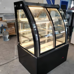 <strong>Custom</strong> Luxury Bakery <strong>Display</strong> Cabinet <strong>Showcase</strong> Retail Store Shop Rack for Cake <strong>Bread</strong> <strong>Display</strong> Refrigeration Equipment - Product Image 4