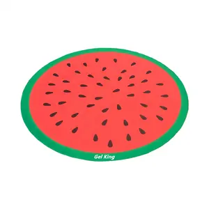 Hot Selling Customized Fruit Shaped Cooling Pet Ice Gel Mat Self Cooling Mat For Pets Watermelon Pet Mat