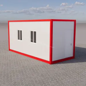 Yeni tasarım demonte konteyner ev modüler prefabrik 20 feet 40ft flatpack ev çelik konteyner