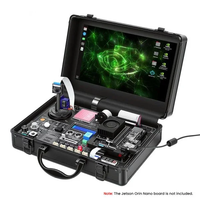 Kit de démarrage Elecrow Ai pour Jetson Orin Nano avec carte commune, 30 capteurs et 38 leçons, 30 capteurs et actionneurs divers