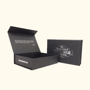 Custom Logo Luxury A4 Hard Rigid Magnetic Flip Gift <b>Box</b> <b>Flat</b> <b>Pack</b> Recyclable Apparel Cosmetic Album Corporate Packaging Custom S - Product Image 2