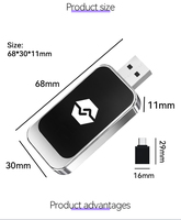 Adaptateur CarPlay sans fil USB Magic Box Plug & Play 2 en 1, adaptateur CarPlay sans fil, port USB