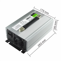 Cargador de Batería Inteligente de 1200W para Montacargas, AGV, Carrito de Golf y Equipos de Limpieza, Montacargas Eléctrico con Certificación CE KC