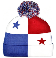 Nouveau bonnet tricoté avec drapeau des Palau pour femmes et hommes, bonnet à pompon, bonnet chaud d'hiver, doux, extensible, pas cher, vente en gros personnalisée