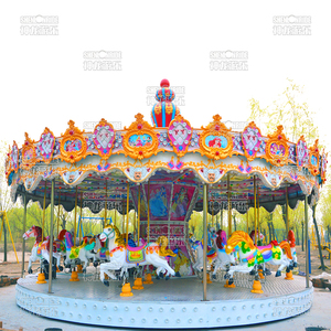 Enchanted Royal Carrousel 40% Week-end Discount Family-Friendly Safe Ride pour l'intérieur et l'extérieur en fibre de verre en métal pour les centres commerciaux - Product Image 6