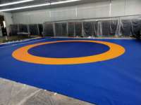 Couverture de sol en PVC Tapis de lutte Taekwondo Standard National 12m * 12m MMA Tapis de tatami d'entraînement de judo à vendre