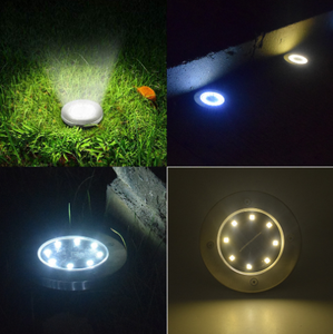 Luz LED Solar <span class=keywords><strong>de</strong></span> tierra impermeable, lámpara <span class=keywords><strong>de</strong></span> punto subterráneo para jardín, decoración <span class=keywords><strong>de</strong></span> patio, para exteriores - Product Image 6