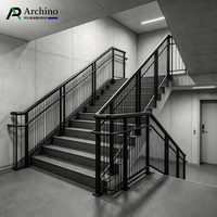 Système de main courante d'escalier en aluminium robuste de qualité supérieure pour projets hôteliers de luxe – Vente en gros directe usine