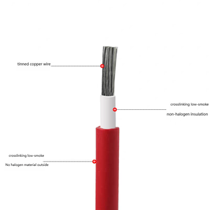 <span class=keywords><strong>1</strong></span> lõi điện áp thấp năng lượng mặt trời Máy phát điện kết nối cáp H1Z2Z2-K Đồng điện dây điều khiển với PVC cách nhiệt cho công nghiệp sử dụng - Product Image 6