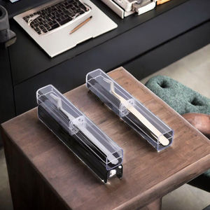 Boîte d'emballage carrée portable en acrylique pour outils de beauté, idéale pour les pinces à extensions de cils (vente en gros) - Product Image 3