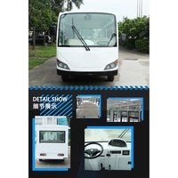 Certification ISO CE-23 places, navette électrique FRP avec batterie, Mini voiture, pour tourisme, bus de tourisme