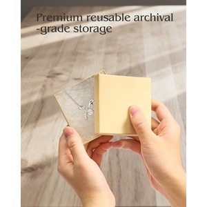 Jewelry <b>gift</b> <b>box</b>, <b>small</b> frosted <b>gift</b> <b>box</b> with lid, customizable according to demand - Product Image 4