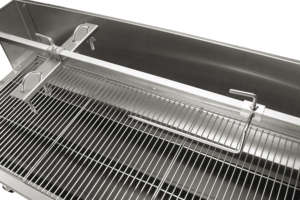 Girarrosto lungo commerciale all'aperto maiale agnello BBQ spiedo girarrosto Grill con coperchio posteriore - Product Image 3