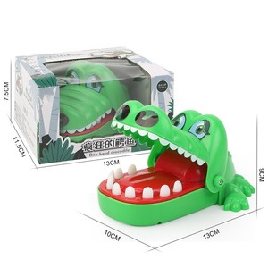 Gaole Jouet à main drôle de morsure de <span class=keywords><strong>crocodile</strong></span> Dents en plastique pour le bout des doigts pour l'interaction parent-enfant Décompression de fête - Product Image 4