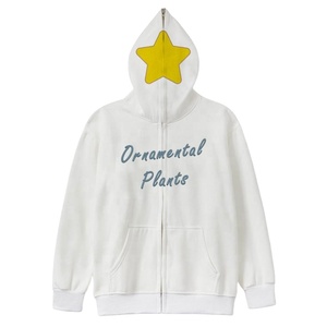Felpa con cappuccio di alta qualità a tracolla in cotone felpa con cappuccio con Logo personalizzato in bianco da palestra Set con cappuccio Unisex da uomo - Product Image 1