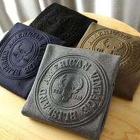 450gsm 3D repujado recortado sudaderas con capucha hombres personalizado peso pesado impresión de gran tamaño grueso pulóver en relieve Sudadera con capucha