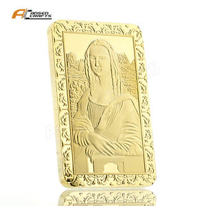 Lingote de oro Chapado en <span class=keywords><strong>Da</strong></span> <span class=keywords><strong>Vinci</strong></span> 2025, fabricación personalizada para ti - Product Image 3