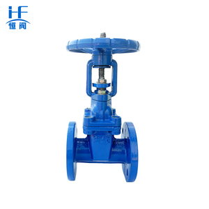 Van Cổng Mặt Bích DN100 Pn16 Di Non-rising Stem Đàn Hồi Thân Mềm Niêm Phong Gang Van Cổng - Product Image 2