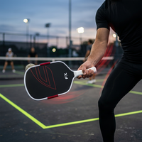 Nouvelle raquette de pickleball FX Boom Honeycomb en mousse EVA allongée de 16 mm d'épaisseur, bord en fibre de carbone T700 rugueuse, haute qualité, sweet-spot optimal
