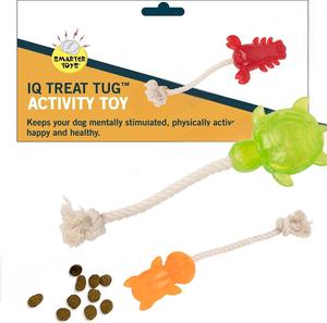 Pawise, juguete interactivo para perros con cuerda de algodón, dispensador de golosinas para mascotas, juguete de alimentación lenta para entrenamiento IQ - Product Image 2