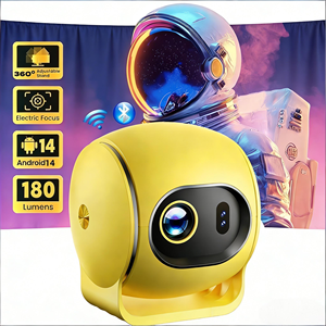 Mini Proyector LED Inteligente Portátil Q3 para Exteriores, Proyector <span class=keywords><strong>de</strong></span> Video 4k para Cine en Casa, Proyector Inteligente con Android, Wifi y Teléfono - Product Image 1