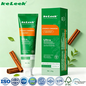 <span class=keywords><strong>Dentifrice</strong></span> KeLeek Cannelle Menthe <span class=keywords><strong>Anti</strong></span>-<span class=keywords><strong>Taches</strong></span> 105g Multi-Effets Réduction de l'Inflammation Détachant Haleine Fraîche Hygiène Buccale - Product Image 1