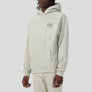 Vêtements de rue décontractés de haute qualité, personnalisables en gros, coupe ample, épaules tombantes, col rond, 100% coton molletonné - Product Image 5