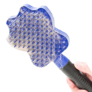Blue Dog Grooming <b>Brush</b> With Black Handle 23cm Length Convenient <b>Pet</b> Hair Removal Tool - Product Image 4