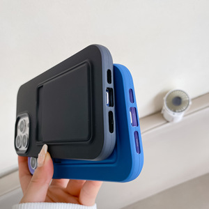 3In1 360 custodia protettiva per telefono cellulare in silicone liquido con supporto completo per <span class=keywords><strong>iPhone</strong></span> XR <span class=keywords><strong>11</strong></span> 12 13 MINI Pro Max custodia <span class=keywords><strong>a</strong></span> <span class=keywords><strong>portafoglio</strong></span> per telefono - Product Image 5