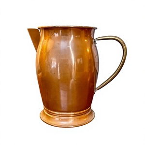 Pichet à eau en fer martelé, écologique, fait main, 1,7 L, design classique, carafe en métal durable pour les fêtes et les mariages - Product Image 6