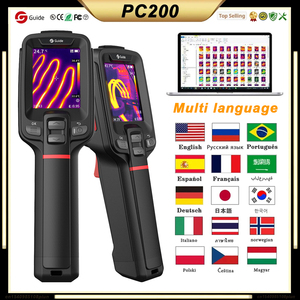 กล้องถ่ายภาพความร้อน PC200 256x192 อินฟราเรด สำหรับงานก่อสร้าง ตรวจสอบระบบ HVAC ซ่อมแซมอุปกรณ์อิเล็กทรอนิกส์ ถ่ายภาพความร้อน PC200 PC200 - Product Image 1