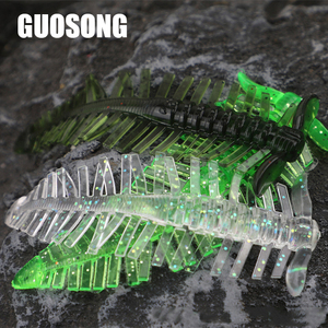 Rig de pêche au <span class=keywords><strong>drop</strong></span> <span class=keywords><strong>shot</strong></span> avec leurre souple Centipede à action oscillante pour la pêche au black-bass, au sandre, au mandarin et à la <span class=keywords><strong>truite</strong></span> en lancer long - Product Image 5