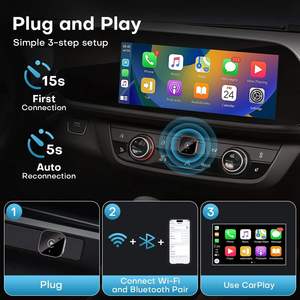 Adaptador <span class=keywords><strong>Inalámbrico</strong></span> Universal Carplay <span class=keywords><strong>Android</strong></span> <span class=keywords><strong>Auto</strong></span> Dongle Apple Car Play para iPhone <span class=keywords><strong>Samsung</strong></span> Unidad Multimedia Inteligente Ai Plug and Play - Product Image 3