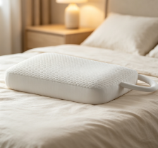 Oreiller de luxe élégant en mousse à mémoire de forme, chauffant et rafraîchissant électriquement, respirant, avec soutien cervical, personnalisé pour la maison et l'hôtel - Product Image 5