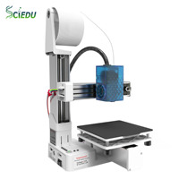 SCIEDU AA3DETK10-T Printer 3D Operasi Mudah Satu Tombol Cetak Nozzle 0.4mm Filamen PLA/TPU 1.75mm Mesin Pencetak 3D