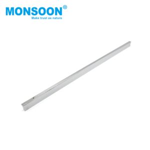 Tirador de aluminio de borde largo oculto para puertas de armario, muebles, gabinetes y cajones - Product Image 2