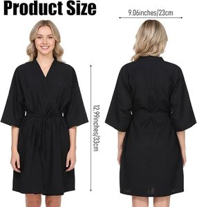 Robes de salon personnalisées, blouse, robe de client, cape, imperméable, blouses de coupe de cheveux, cravate réglable pour femmes, coupe de cheveux, coiffeur, <span class=keywords><strong>coiffure</strong></span> - Product Image 3